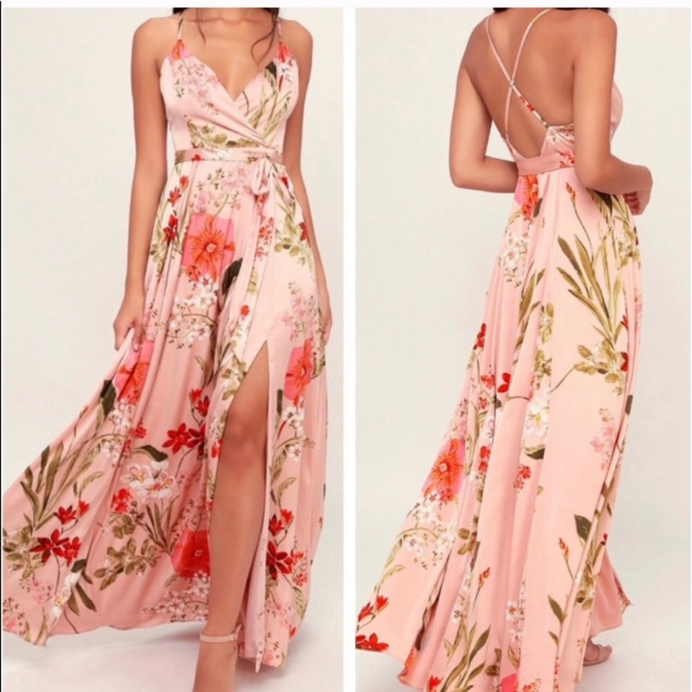 Still the One Blush Pink Floral Maxi Dress - Picture 5 of 8